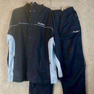 Mens Large FUBU tracksuit 1990s track suit jacket and pants Set 90s Hiphop